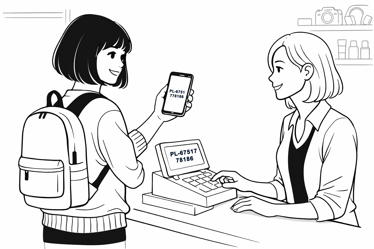 Ask for the invoice
